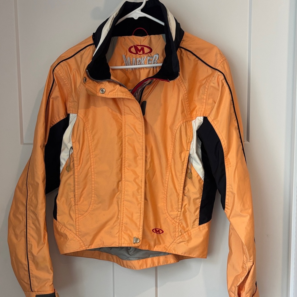Marker Women's Orange and Black Ski Jacket